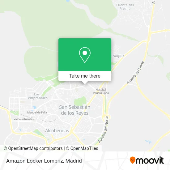 Amazon Locker-Lombriz map