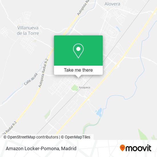 Amazon Locker-Pomona map
