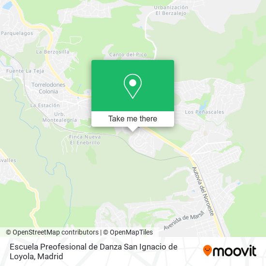 Escuela Preofesional de Danza San Ignacio de Loyola map