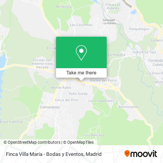 Finca Villa María - Bodas y Eventos map