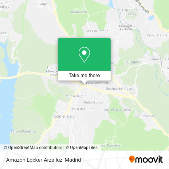Amazon Locker-Arzalluz map