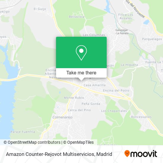 Amazon Counter-Rejovot Multiservicios map