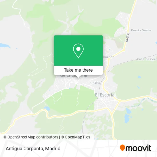 Antigua Carpanta map