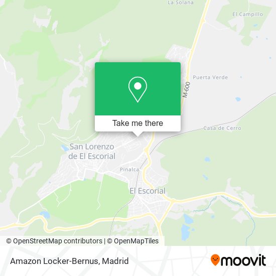 Amazon Locker-Bernus map