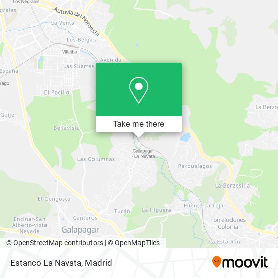 Estanco La Navata map