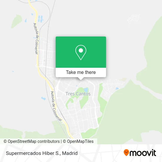 Supermercados Hiber S. map
