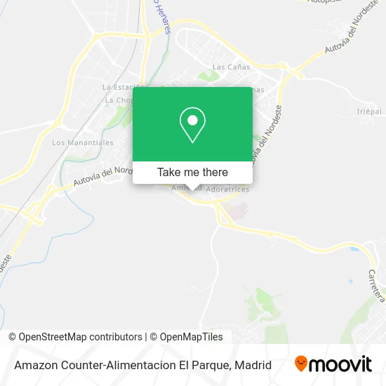 Amazon Counter-Alimentacion El Parque map
