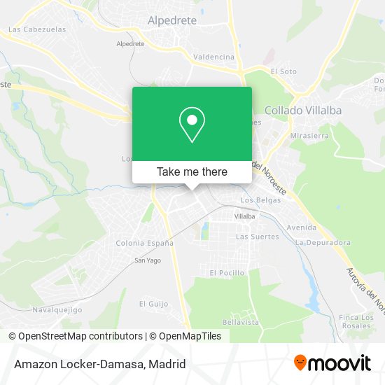 Amazon Locker-Damasa map