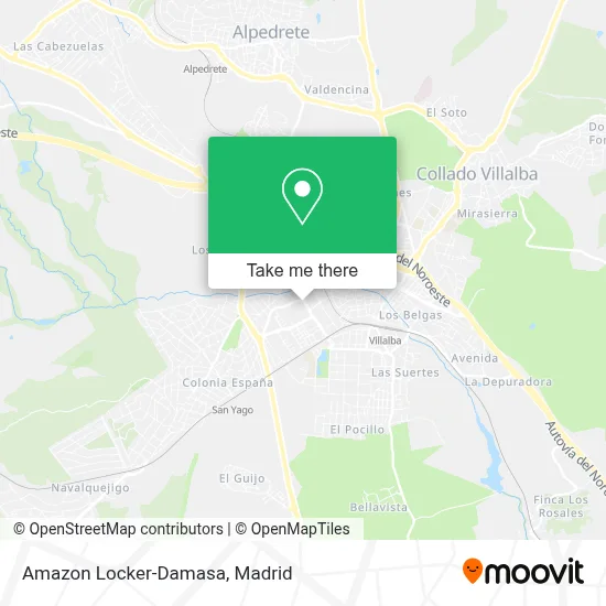 Amazon Locker-Damasa map
