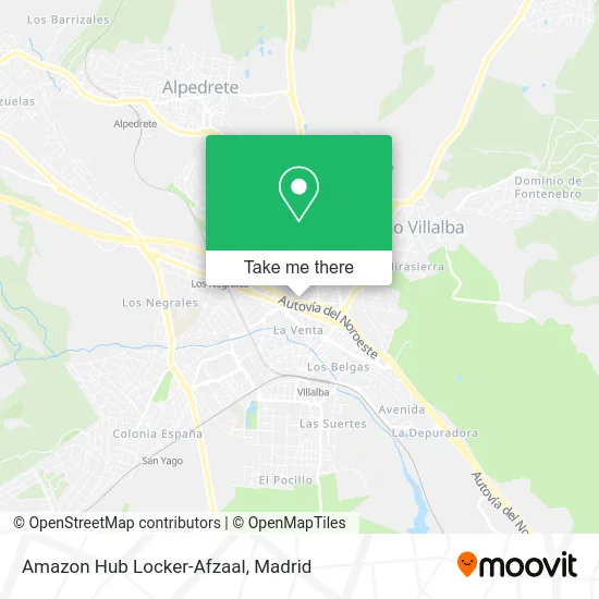 Amazon Hub Locker-Afzaal map