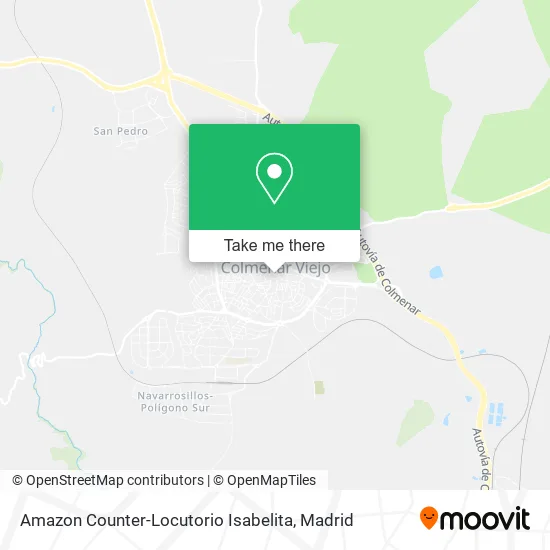 Amazon Counter-Locutorio Isabelita map