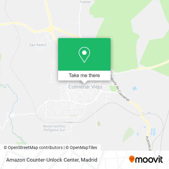 Amazon Counter-Unlock Center map