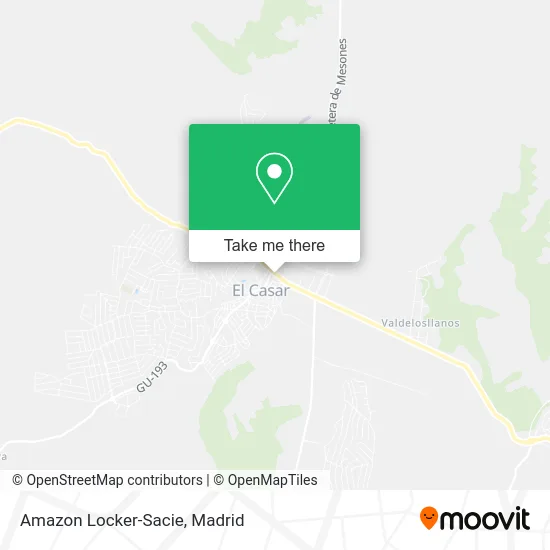 Amazon Locker-Sacie map