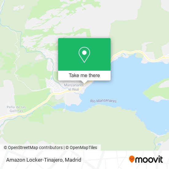 Amazon Locker-Tinajero map