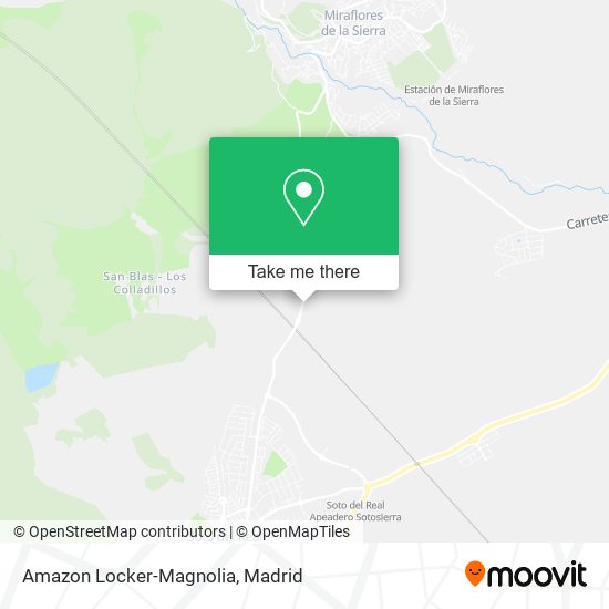 Amazon Locker-Magnolia map