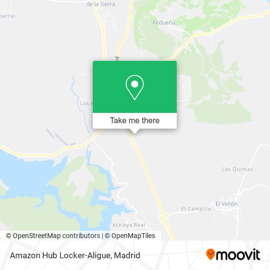 Amazon Hub Locker-Aligue map