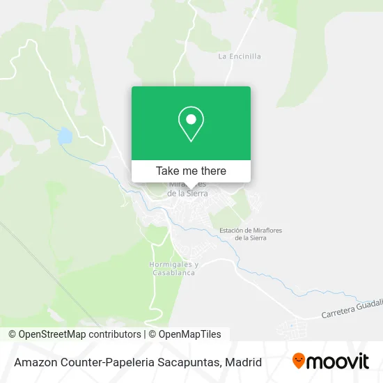 Amazon Counter-Papeleria Sacapuntas map