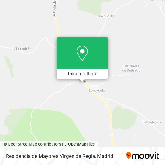 Residencia de Mayores Virgen de Regla map