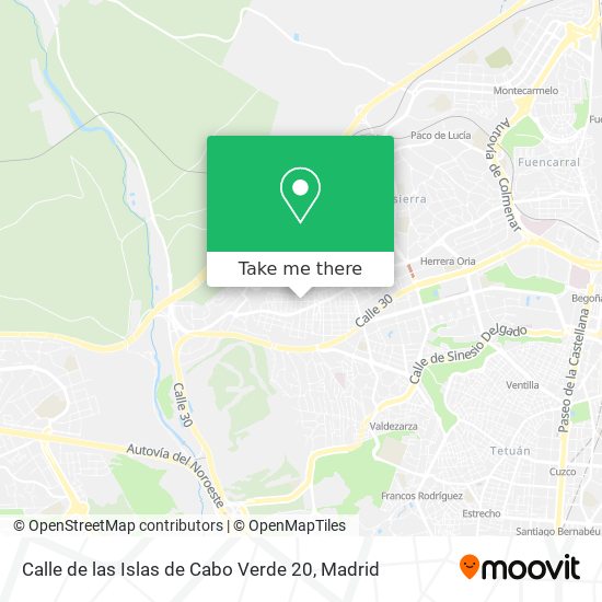 Calle de las Islas de Cabo Verde 20 map