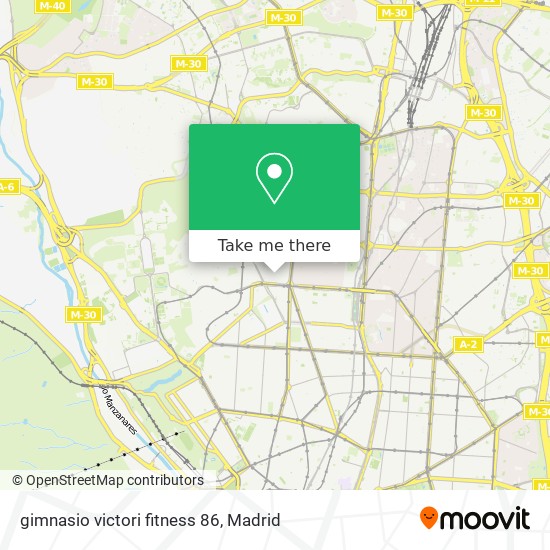 gimnasio victori fitness 86 map