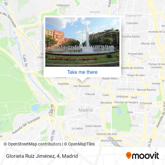 mapa Glorieta Ruiz Jiménez, 4