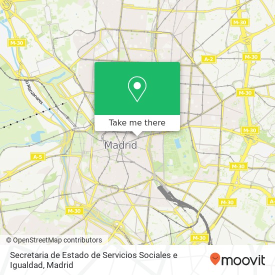 Secretaria de Estado de Servicios Sociales e Igualdad map