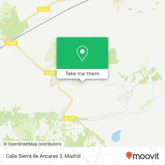 mapa Calle Sierra de Ancares 3