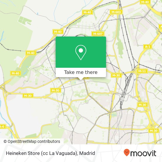 Heineken Store (cc La Vaguada) map