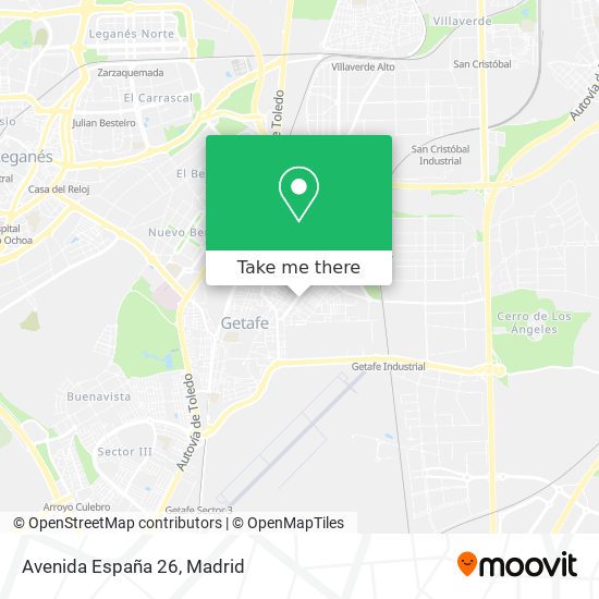 Avenida España 26 map