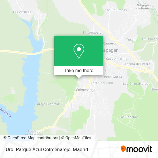 Urb. Parque Azul Colmenarejo map