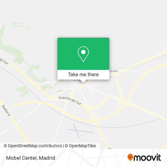 Mobel Center map