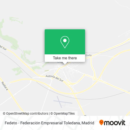 Fedeto - Federación Empresarial Toledana map