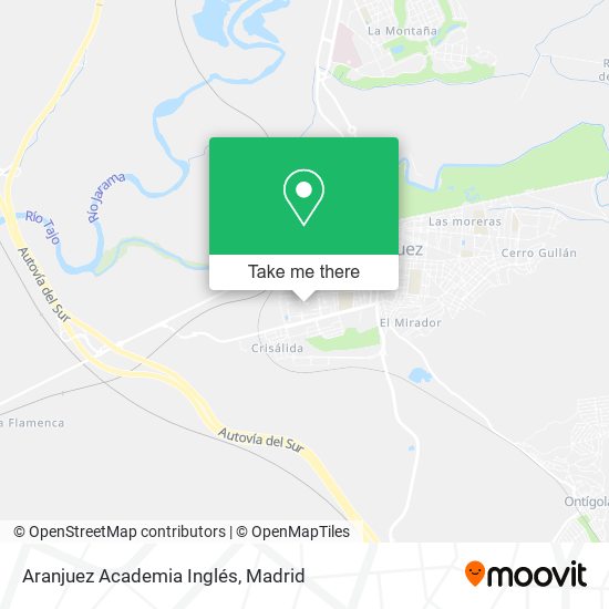 Aranjuez Academia Inglés map