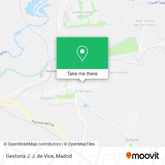 Gestoría J. J. de Vice map