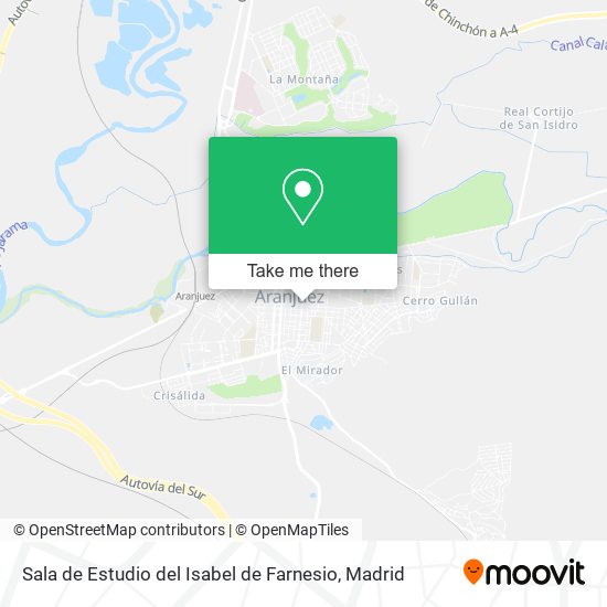 Sala de Estudio del Isabel de Farnesio map