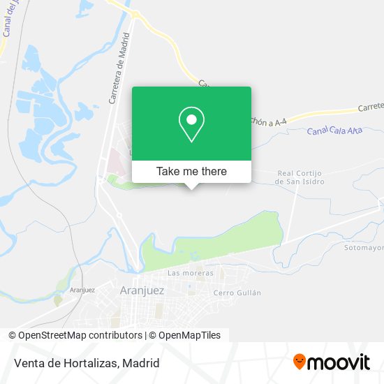 Venta de Hortalizas map