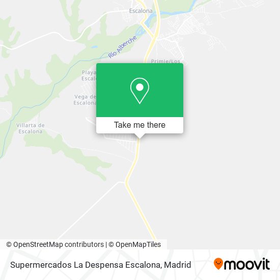 mapa Supermercados La Despensa Escalona