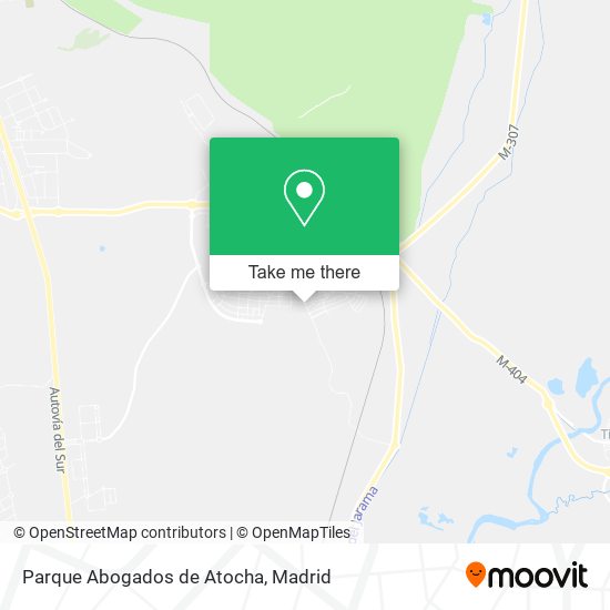mapa Parque Abogados de Atocha
