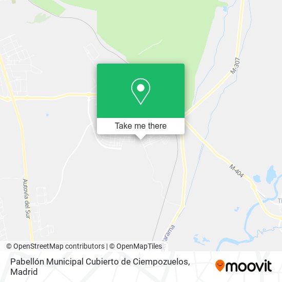 Pabellón Municipal Cubierto de Ciempozuelos map