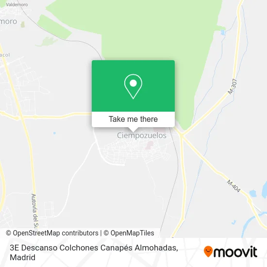 3E Descanso Colchones Canapés Almohadas map