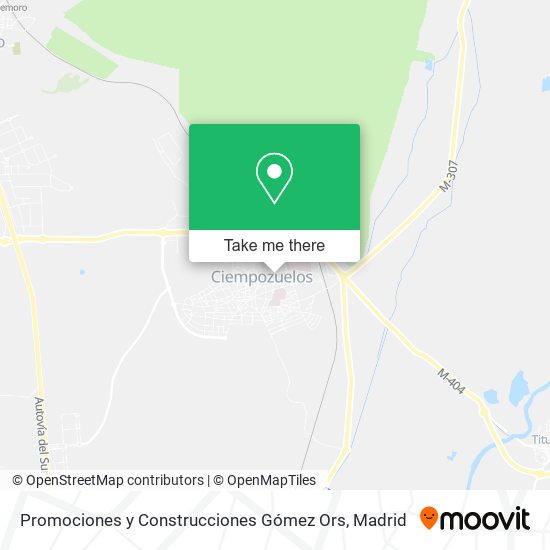 Promociones y Construcciones Gómez Ors map