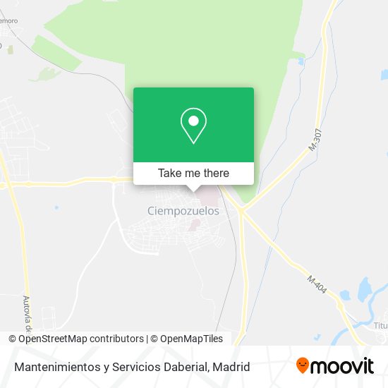 Mantenimientos y Servicios Daberial map