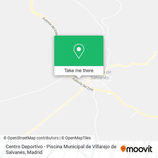 mapa Centro Deportivo - Piscina Municipal de Villarejo de Salvanés