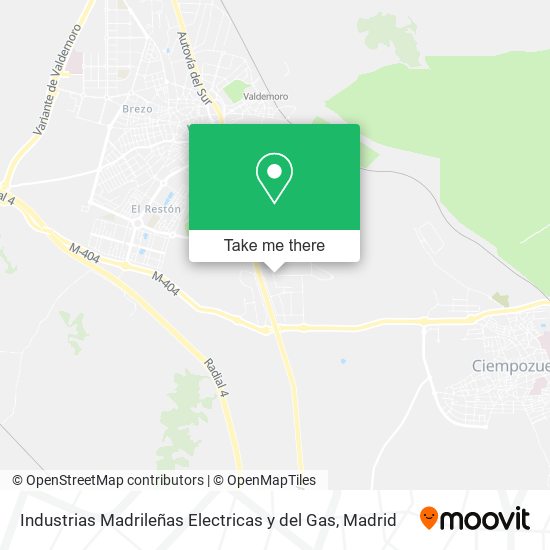 Industrias Madrileñas Electricas y del Gas map