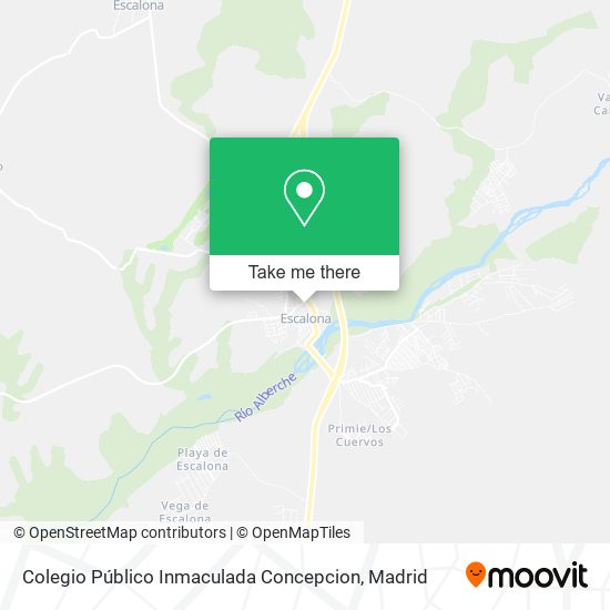 mapa Colegio Público Inmaculada Concepcion