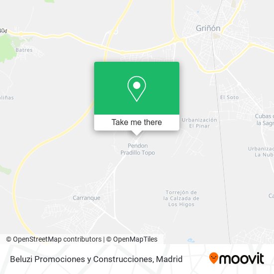 mapa Beluzi Promociones y Construcciones