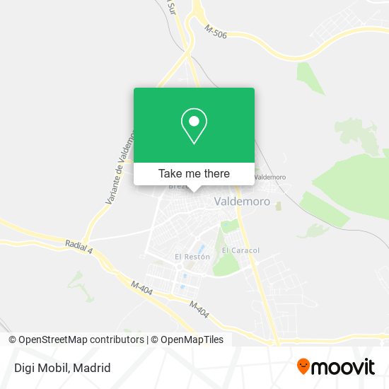 Digi Mobil map