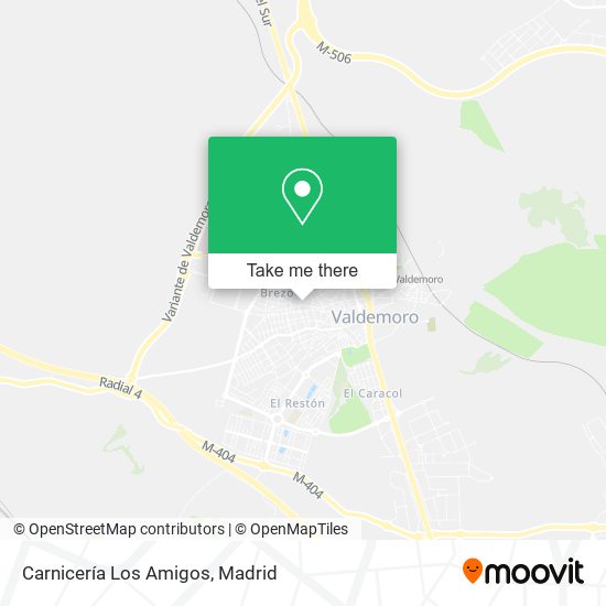 Carnicería Los Amigos map