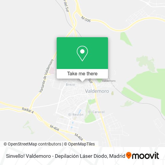 Sinvello! Valdemoro - Depilación Láser Diodo map