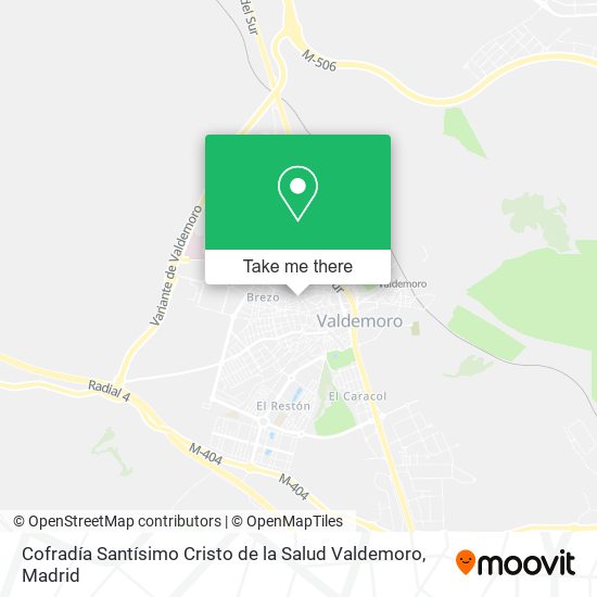 Cofradía Santísimo Cristo de la Salud Valdemoro map